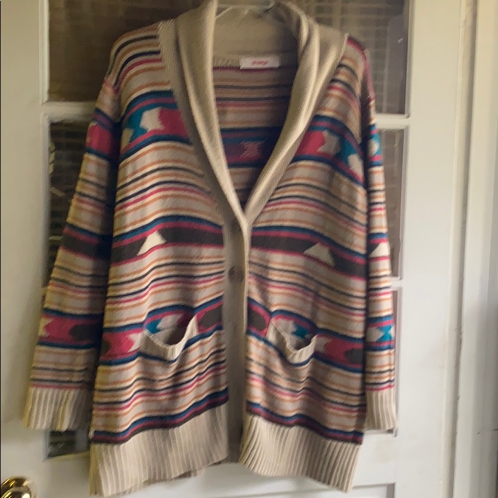 Vintage Sheego Cotton Warm sweater- Southwestern
